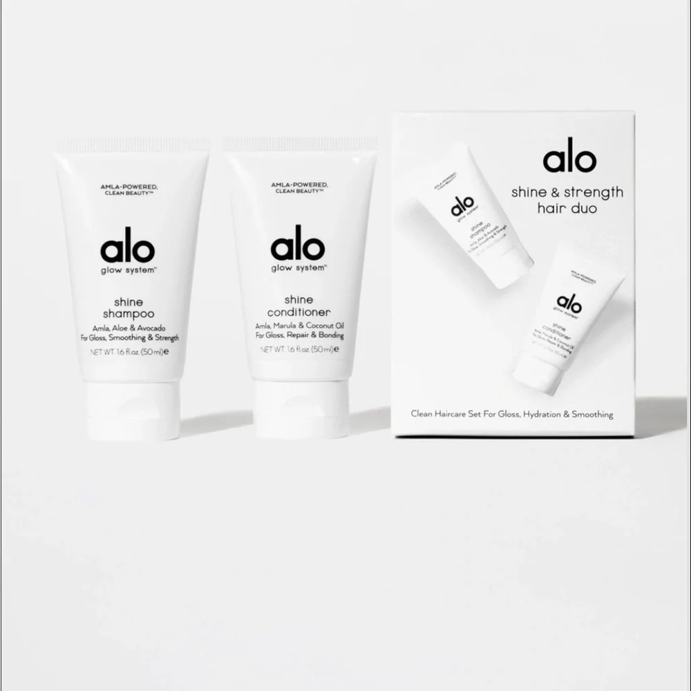 NEW Alo Shine & Strength Hair Duo